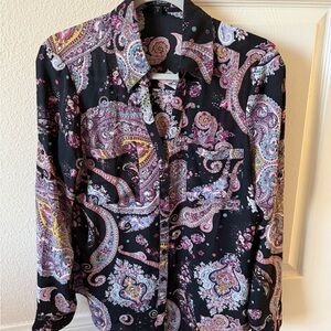 Express Portofino Paisley Blouse